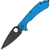 Daggerr RSFBLBW Resident Linerlock Knife with Blue Handles