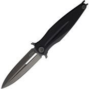 Acta Non Verba Z400015 Z400 Linerlock Knife Black Handles