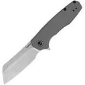 Kershaw 1414 Wharf Assist Open Linerlock Knife Gray Handles