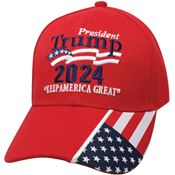 Miscellaneous 46490 Trump 2024 Hat Red