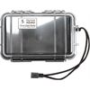 Pelican 1040C Large Micro Case with Clear Lid and Black Body