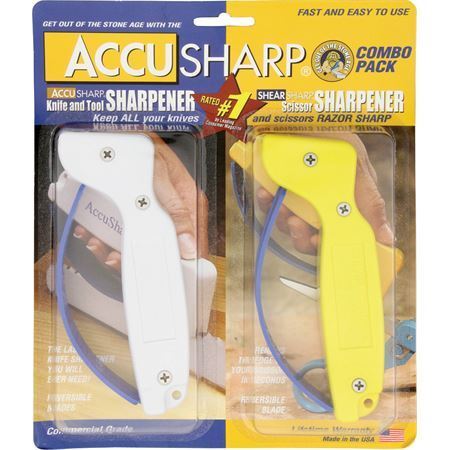 AccuSharp 12 Tungsten Carbide Sharpener Combo Pack with White Handle – Additional Image #3