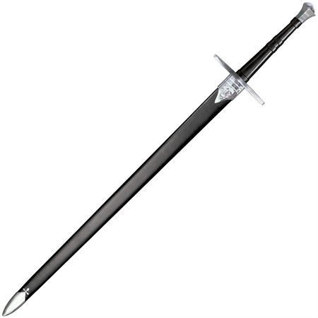 Cold Steel 88HNH Hand-and-a-Half Sword with Black Leather Handle – Additional Image #1