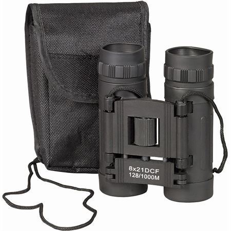 NDUR 50821 Compact Binoculars 8x21mm Clear Aperture with Hanging Tab – Additional Image #1