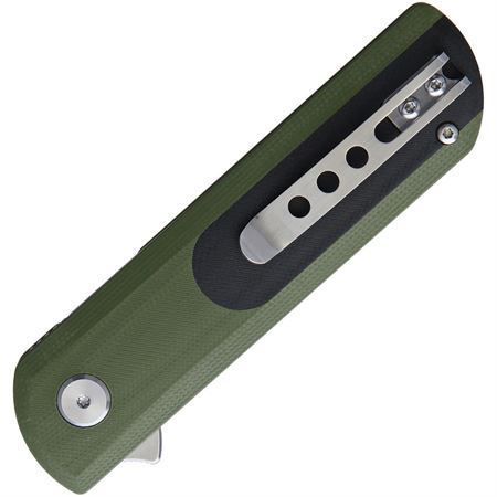 Bestech G07A Pebble Linerlock with Black and Green G10 Handle – Additional Image #1