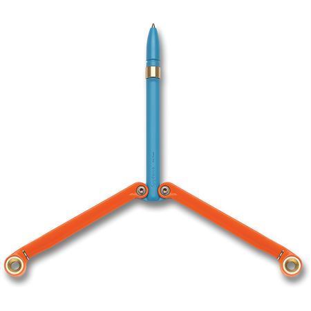 Spyderco YUS116 Baliyo Pen Blue and Orange – Additional Image #1