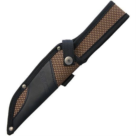 Rough Rider 1720 Tanto Fixed Blade Knife with Stacked Leather Handle – Additional Image #1