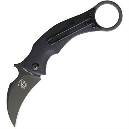 Bastinelli 210B Black Bird Folder Knife with G10 Handle – Additional Image #1