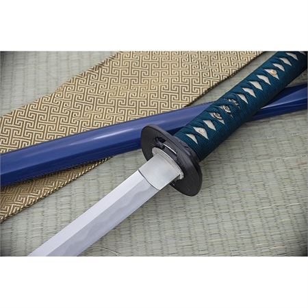 Dragon King 35350 War Horse Katana Sword with Blue Cord Wrapped Handle – Additional Image #1