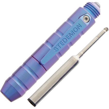 Stedemon P01BLU P01 EDC Ti Tactical Pen Blue – Additional Image #1
