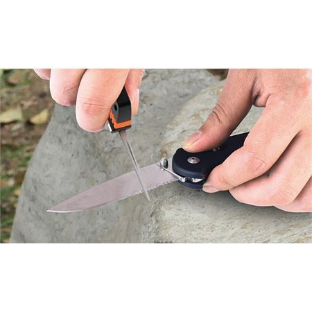 SHARPAL 6-In-1 Pocket Knife Sharpener&Survival Tool, with Fire