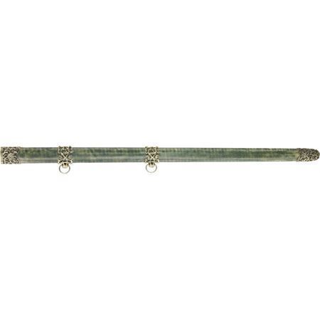 Cold Steel 88RLG Jade Lion Gim Sword Swords with White Rayskin Handle – Additional Image #1