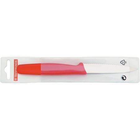 Forschner 50631S Serrated Paring Kitchen Knife with Red Nylon Handle – Additional Image #1