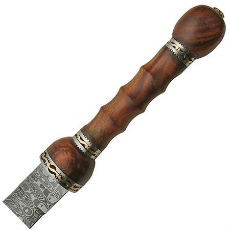 Damascus 5003 Rosewood Sword with Carved Ring Handle – Additional Image #1