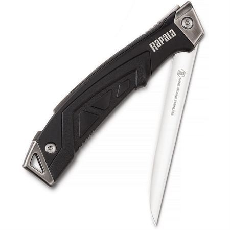 Rapala 29620 Folding Pro Fillet Lockback Knife with Black Rubberized Synthetic Handle – Additional Image #2