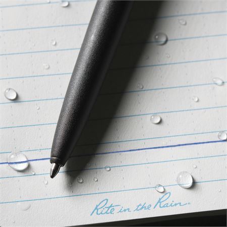 Rite in the Rain RIR-97B Black Ink Blue RiteRain Blue Ink Metal Pen – Additional Image #1
