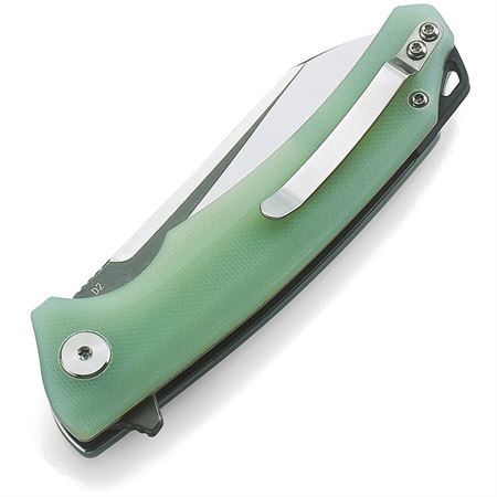 Bestech Knives G21B2 TEXEL Linerlock Knife Jade – Additional Image #1