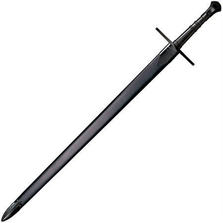 Cold Steel 88HNHM 42 3/8 Inch MAA Hand-and-a-Half Sword with Black Leather Handle – Additional Image #1