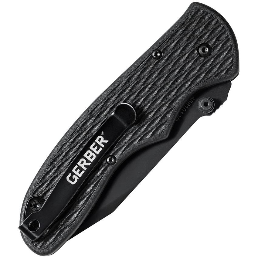 Gerber 1751 F.A.S.T. Draw Tanto Folding Pocket Knife with Textured Black Nylon Handle – Additional Image #1