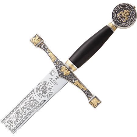 Marto 501460 Excalibur Sword with Black Leather Wrapped Handle – Additional Image #1