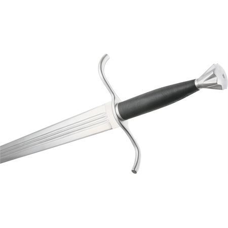 Paul Chen 2368 Mercenary Sword With Black Leather Wrapped Stainless Handle – Additional Image #2