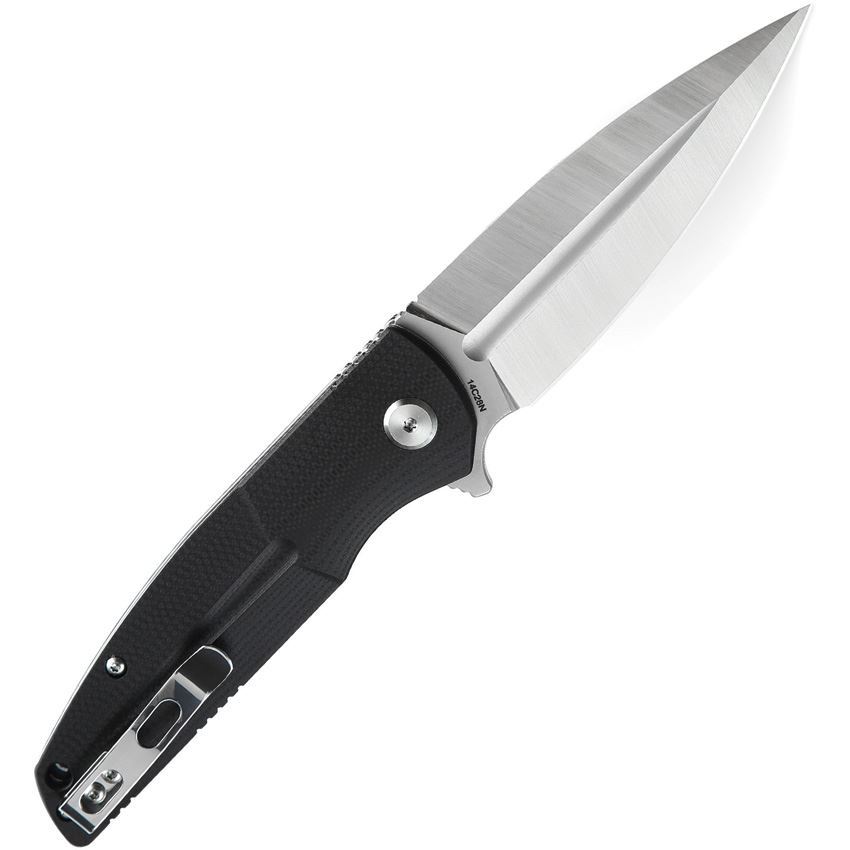 Bestech G34A1 FIN Linerlock Knife Black – Additional Image #1