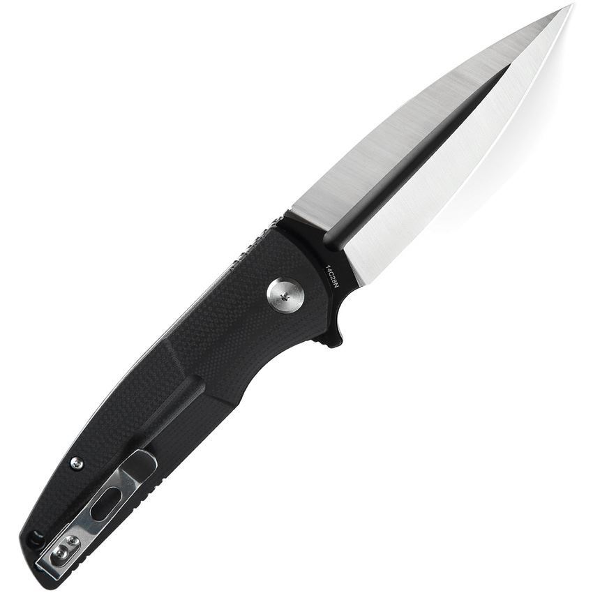 Bestech G34A2 FIN Linerlock Knife Black – Additional Image #2