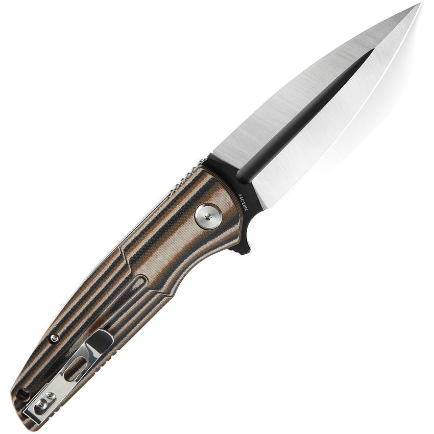 Bestech G34C2 FIN Linerlock Knife Multi Orange – Additional Image #2