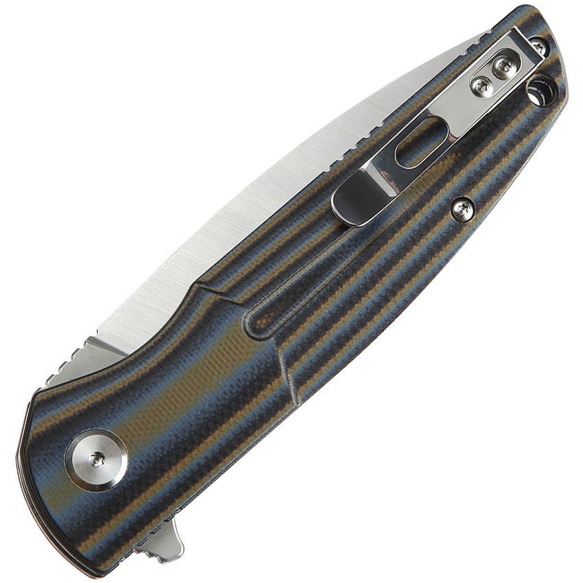 Bestech G34D1 FIN Linerlock Knife Multi Blue – Additional Image #2