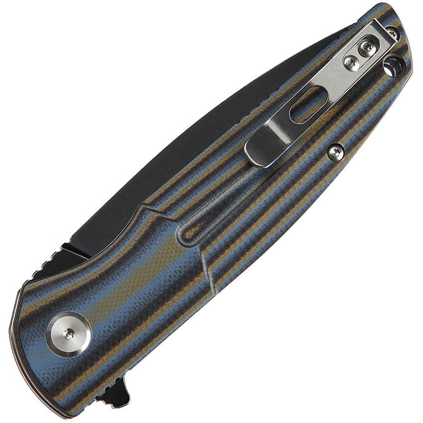 Bestech G34D3 FIN Linerlock Knife Multi Blue – Additional Image #1