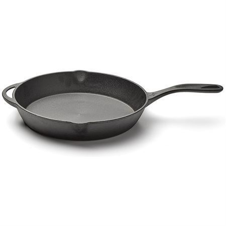 Barebones All-in-One Cast Iron Skillet Black, 12in