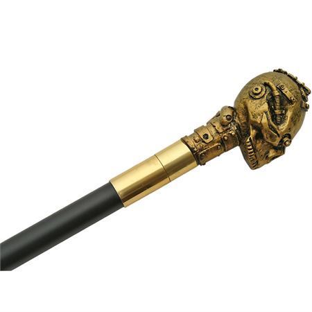 China Made 926902 Skull Sword Cane Brass – Additional Image #1
