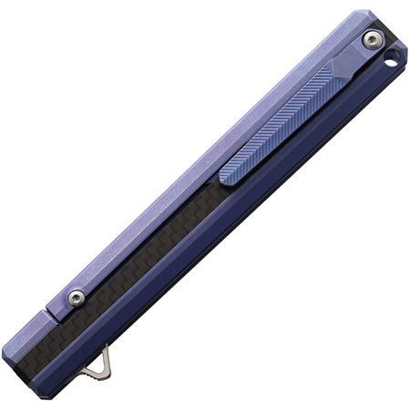 Defcon 93892 Titanium Framelock Knife Purple Handles – Additional Image #1