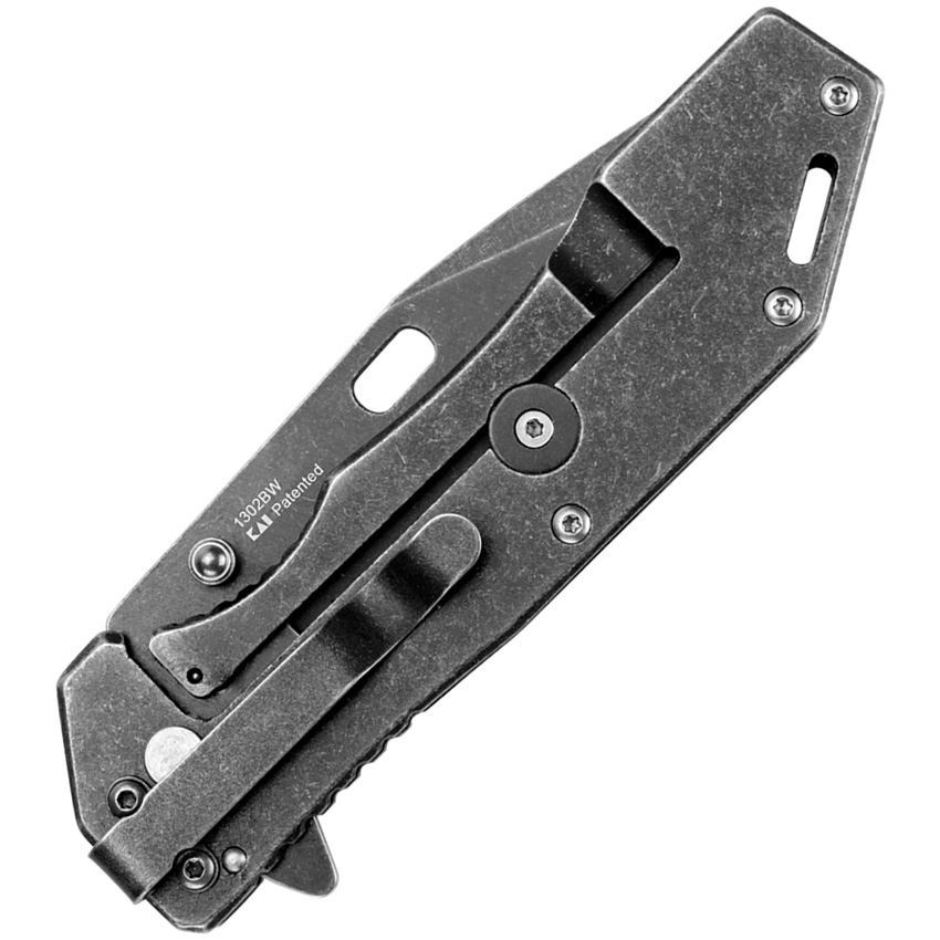 Kershaw 1302BW Lifter Assisted Opening Framelock Folding Pocket Knife – Additional Image #1