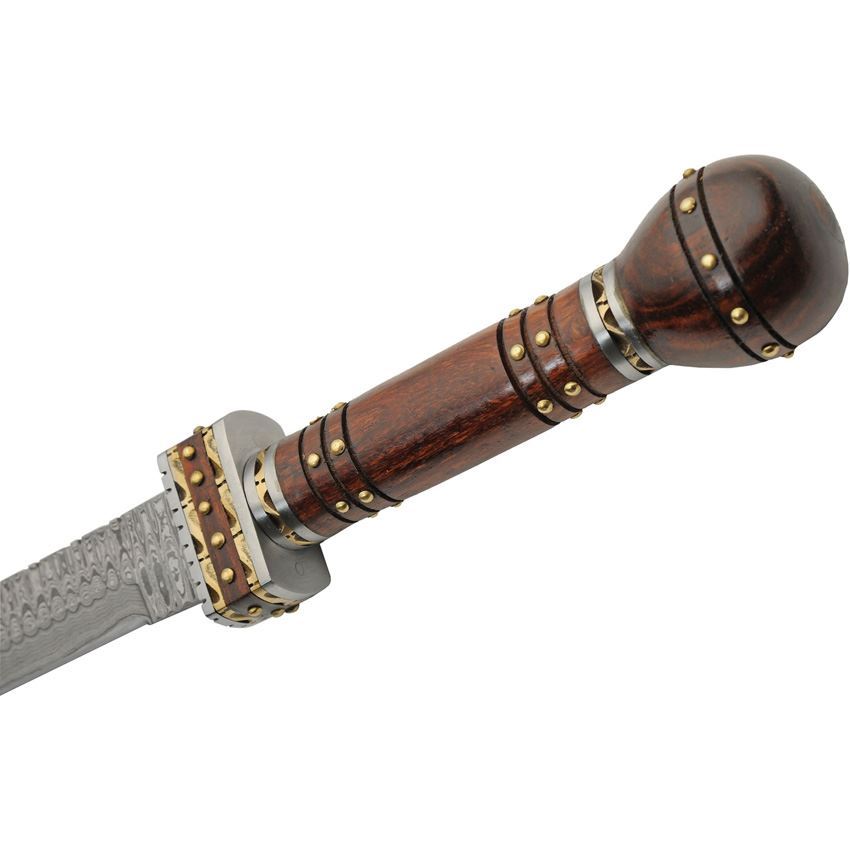 Damascus 5037 Fancy Guard Short Sword – Additional Image #3