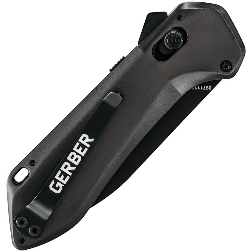 Gerber 3519 Highbrow Pivot Lock Black Knife Black Handles
