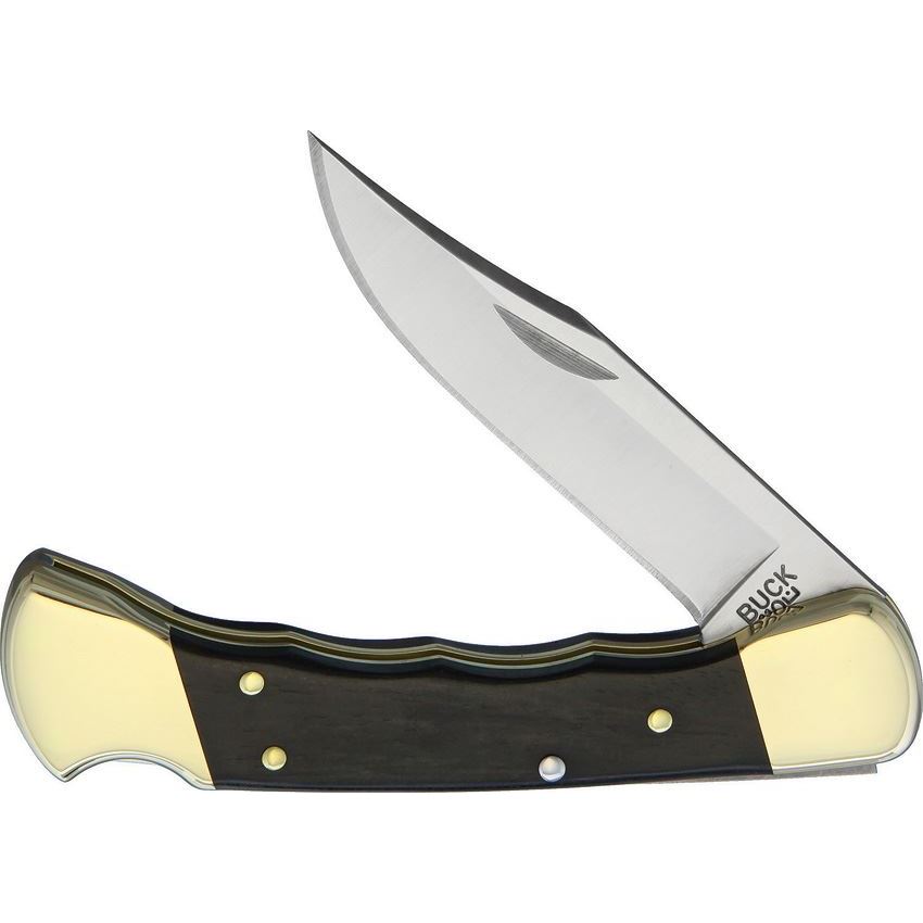 Buck 110FG Folding Hunter Macassar Lockback Pocket Knife