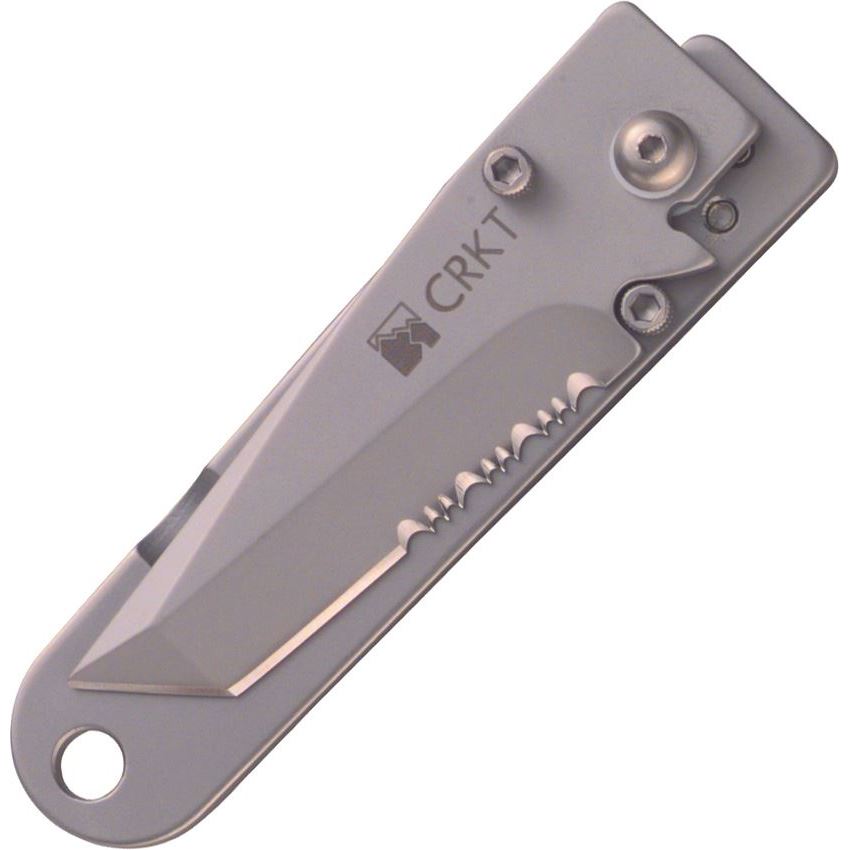 CRKT 5510 K.I.S.S. Part Serrated Framelock Folding Pocket Knife