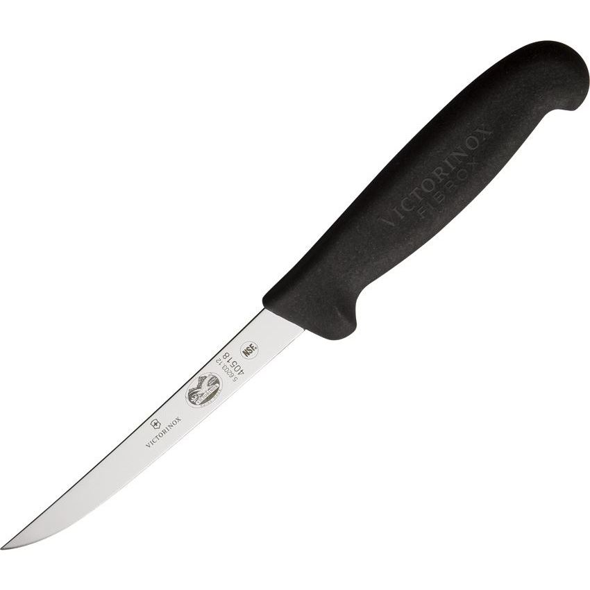 Forschner 5620312 Semi-Flex Boning Knife with Black Fibrox Handle