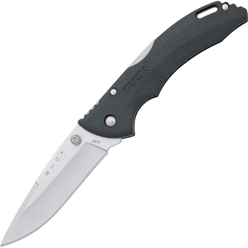 Buck 285BK Bantam Blw Lockback Folding Pocket Stainless Blade Knife with Black Thermoplastic Handles