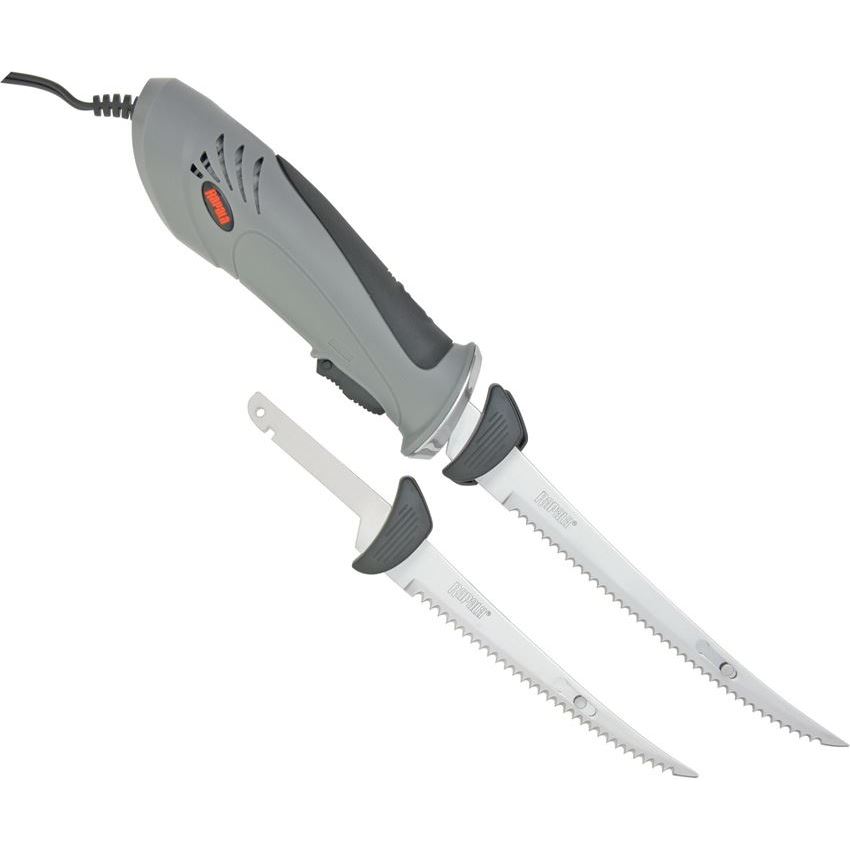 Rapala 08669 Deluxe Electric Fillet Knife Set with White Plastic Cutting Board