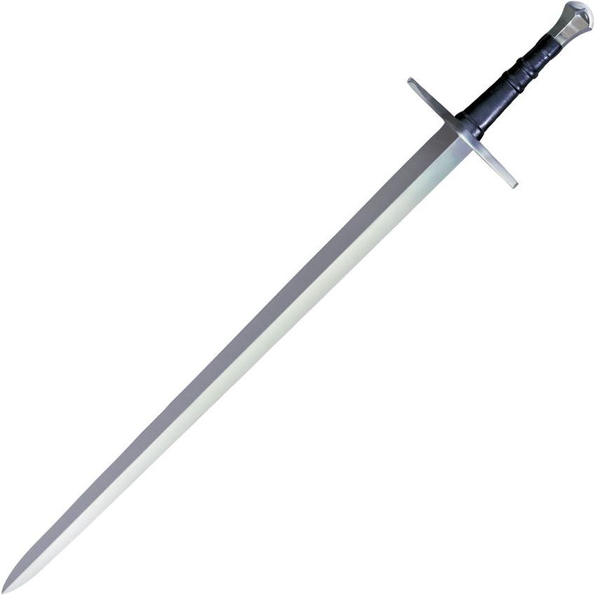 Cold Steel 88HNH Hand-and-a-Half Sword with Black Leather Handle