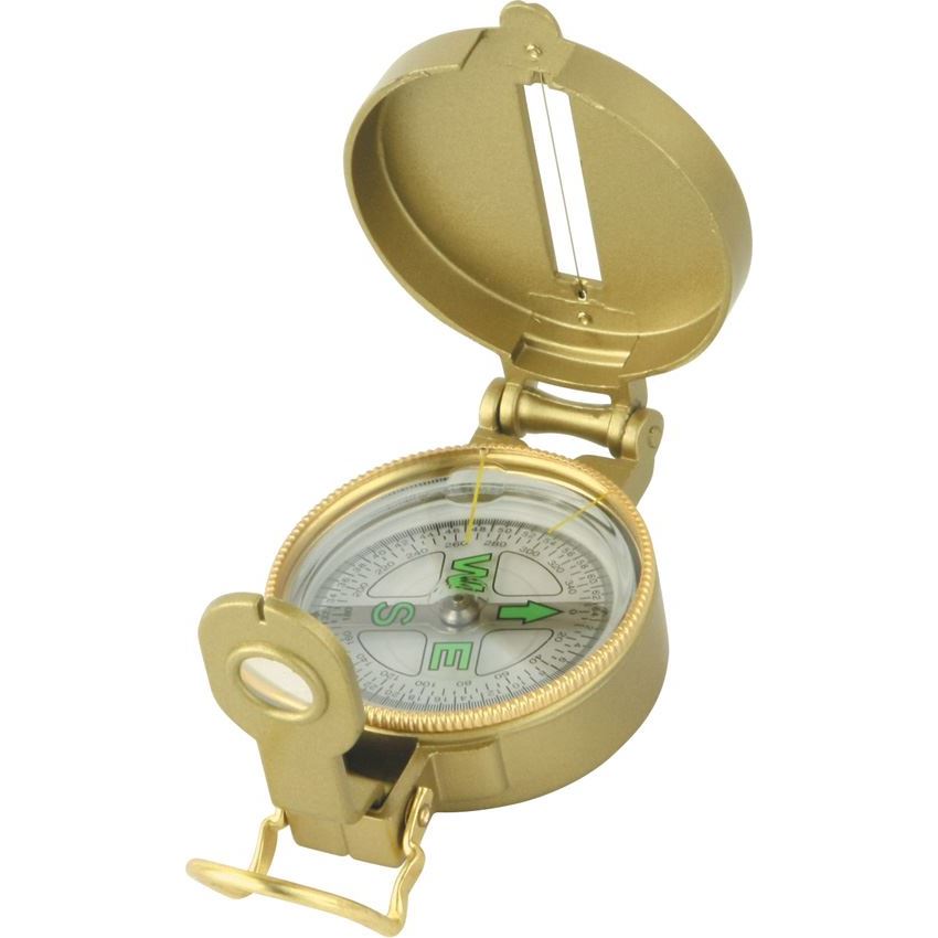 Explorer Compass 13 Engineer Directional Compass with Gold Finish Metal Casing