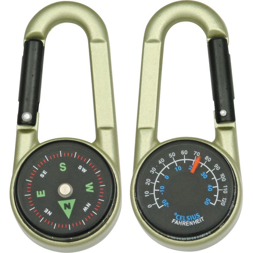 Explorer Compass 23 Carabiner Compass with Bronze Composition Casing