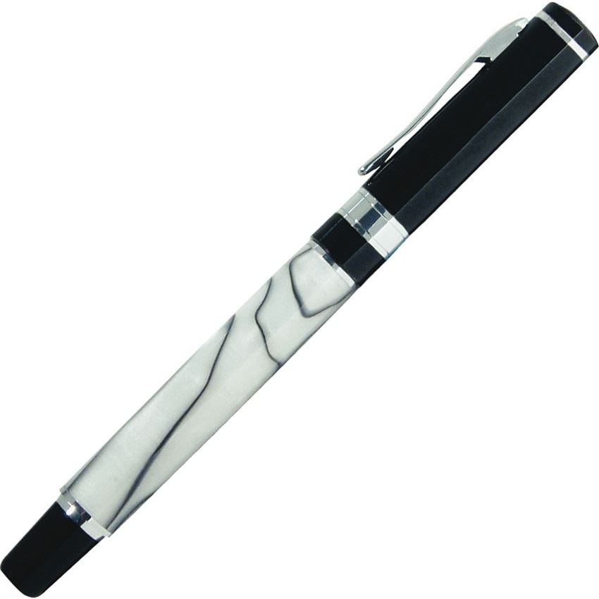 Zippo 41066 Oyster Marble Rollerball Pen with Zippo logo