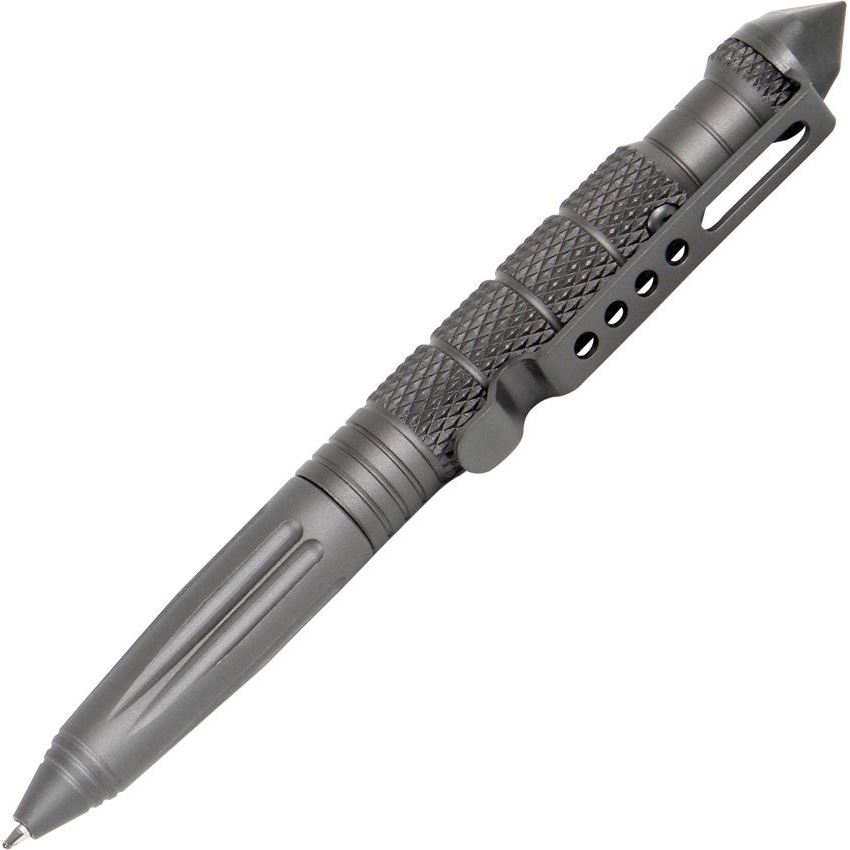 Uzi TP2 Tactical Pen with Gun Metal Gray Finish Aluminum Construction