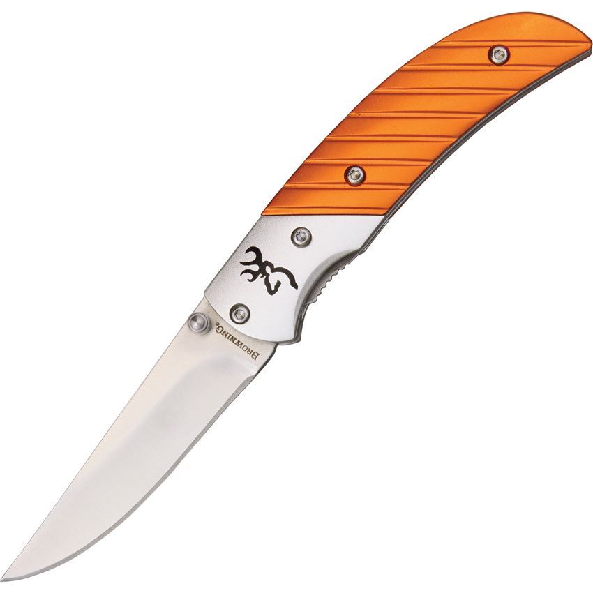 Browning 5632 Prism II Orange Clip Point Linerlock Folding Pocket Knife