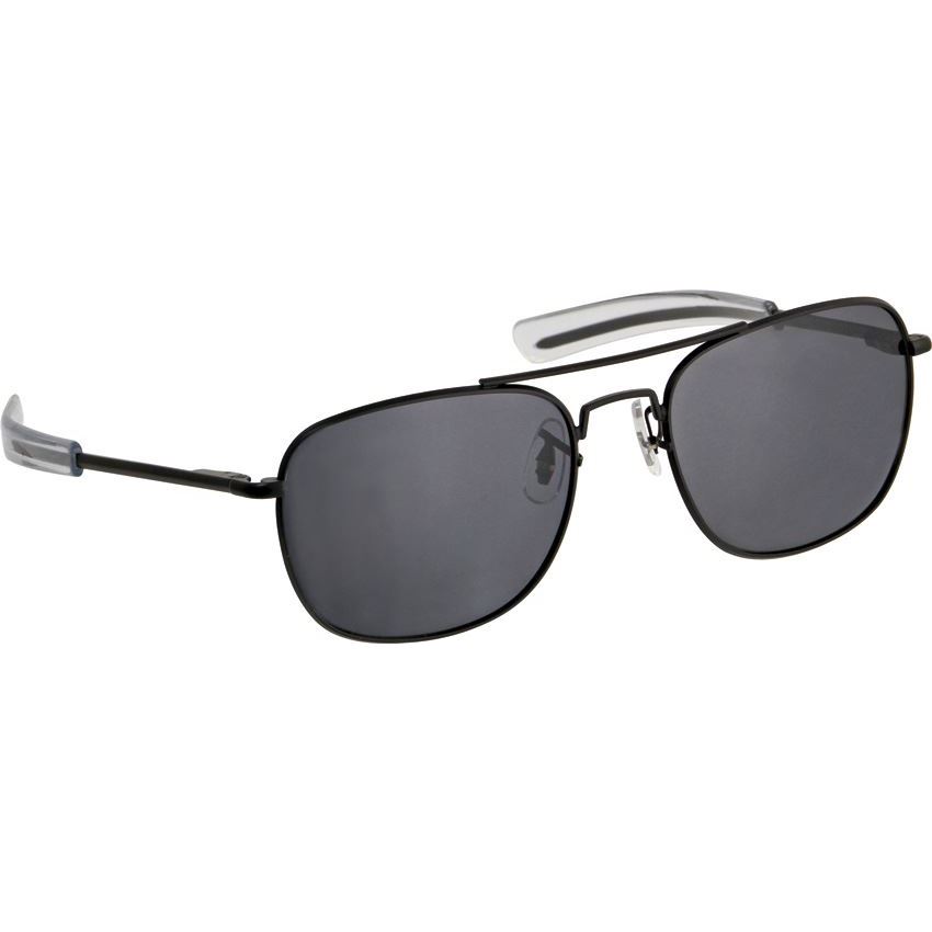 Humvee Gear 57BBK Military Pilot Sunglasses with Matte Black Finish ...