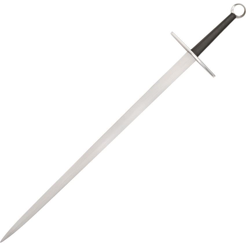 Paul Chen 2400 Tinker Bastard Sword with Black Leather Handle