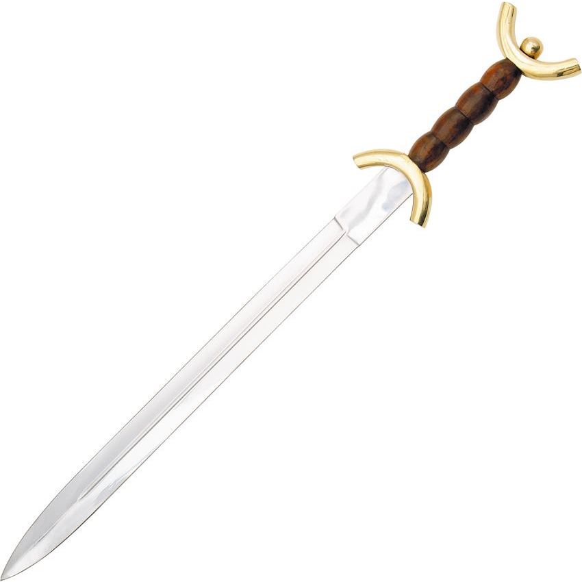 Pakistan 1055WD Celtic Sword with Brown Wood Handle